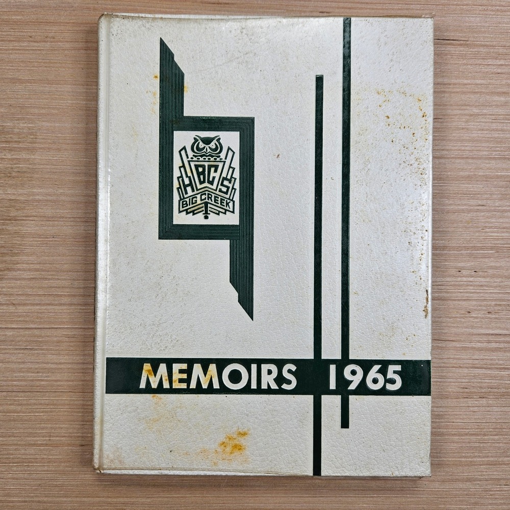 Vintage Big Creek High School Yearbook Memoirs 1965‎ War West Virginia Volume 16